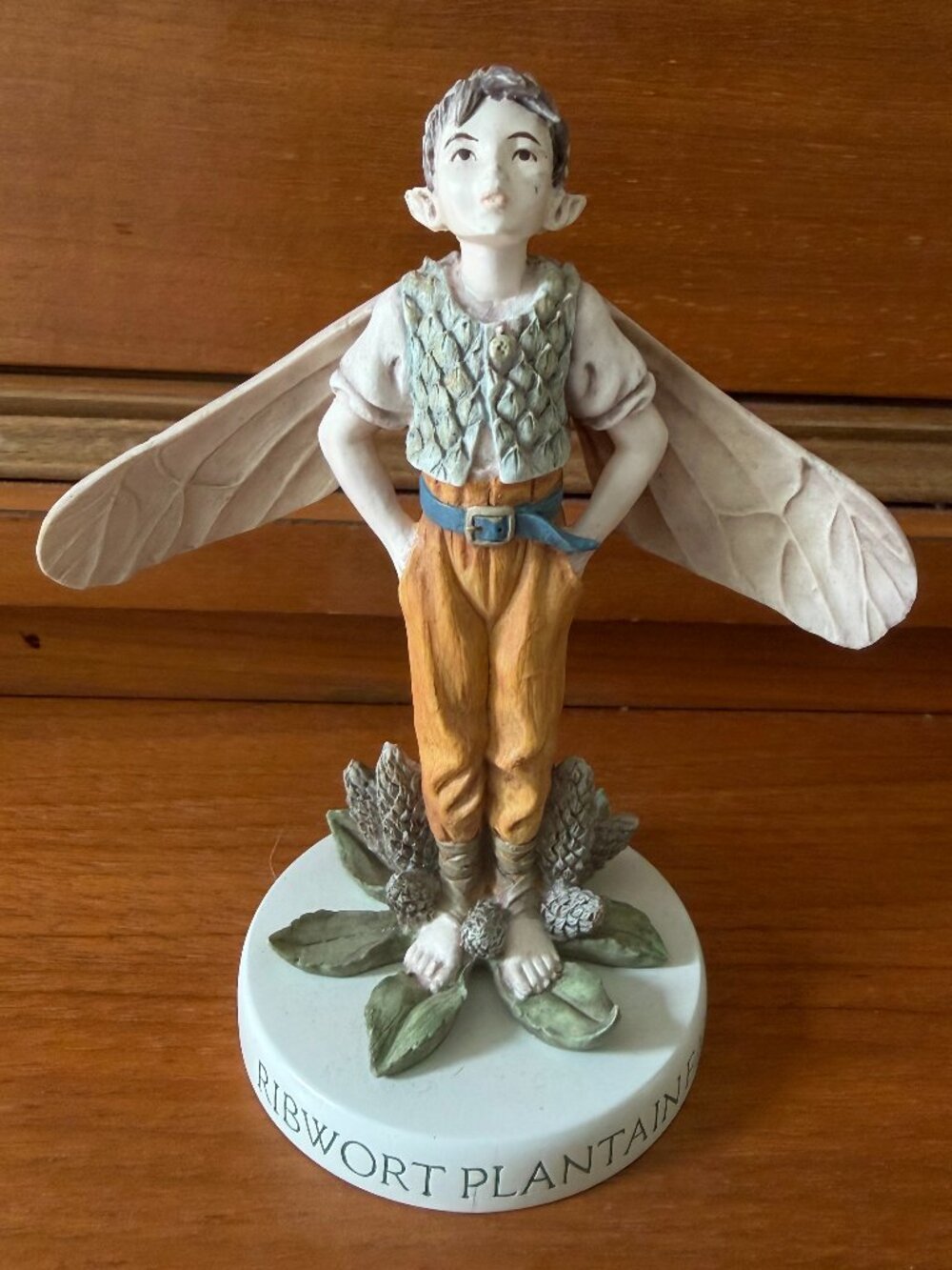 Flower Fairy – Cicely Mary Barker Flower Fairies – Ribwort Plantain figurine